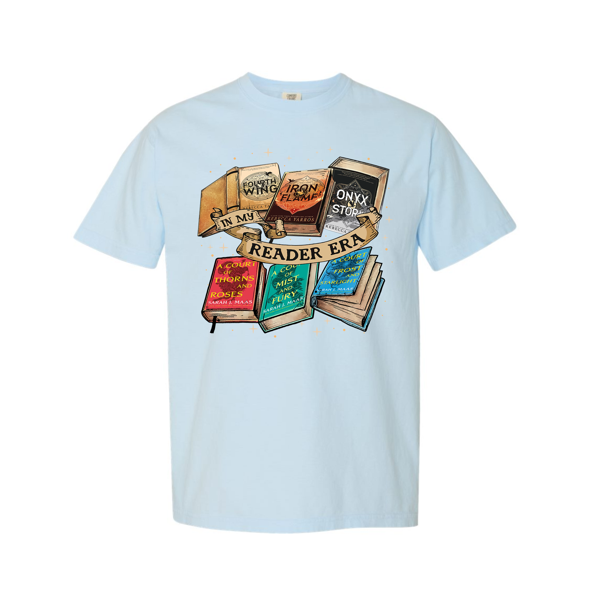 Personalized Your Books In My Reader Era Retro Comfort Color T-shirt