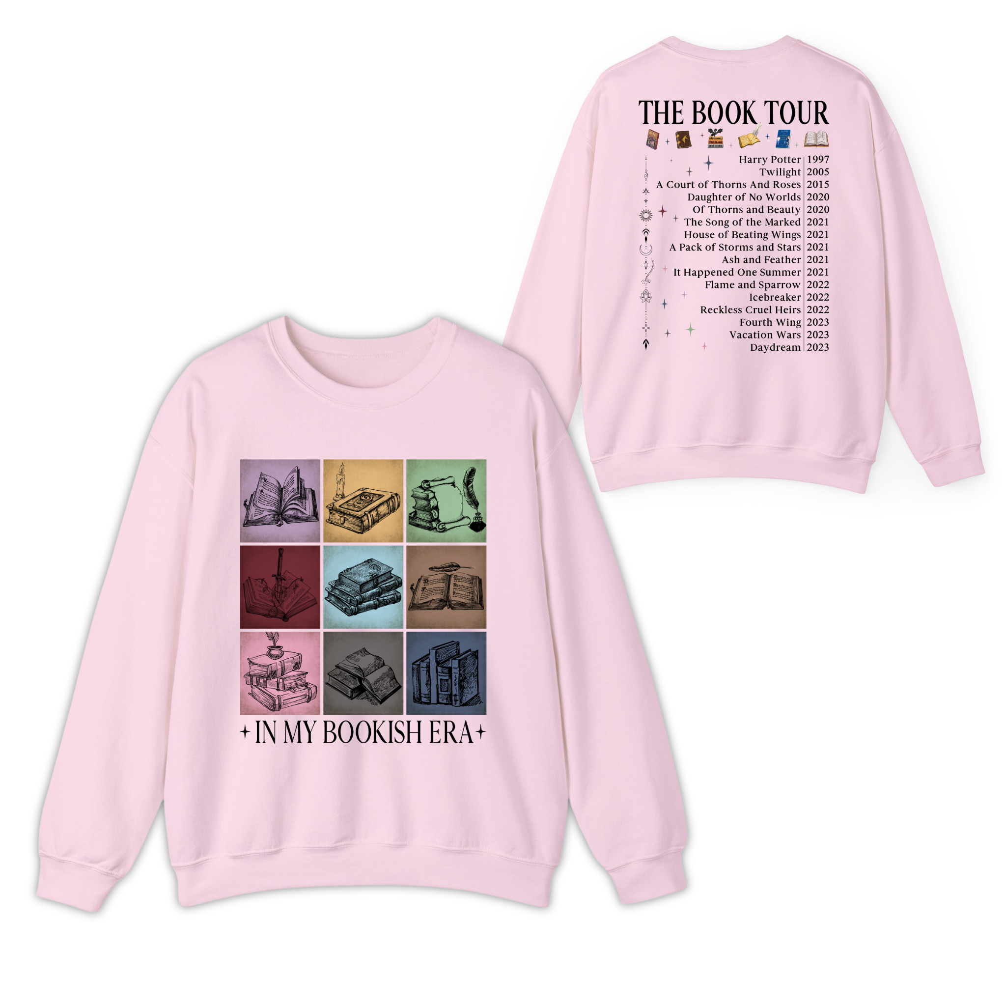 In My Bookish Era Custom Favorite Books Sweatshirt