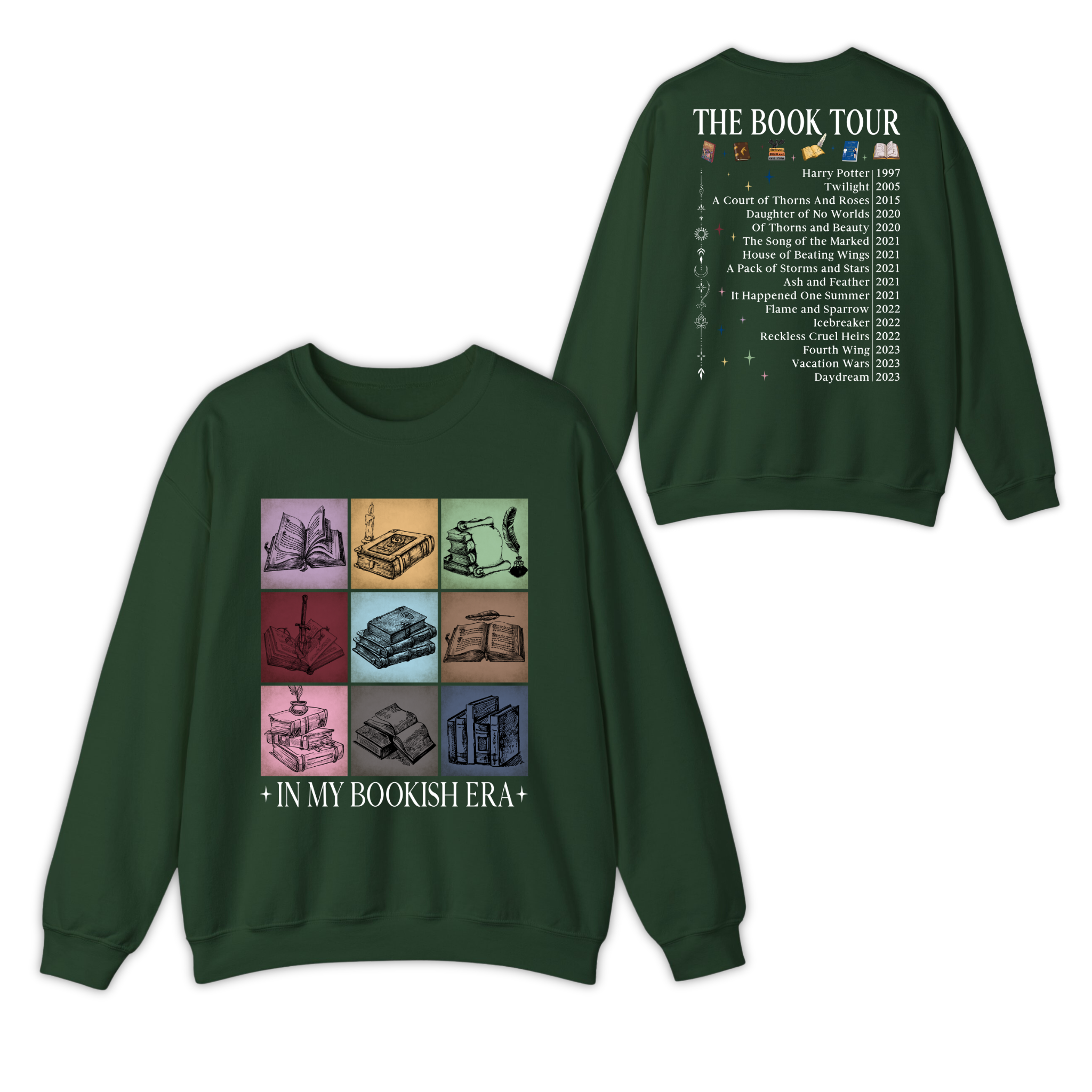 In My Bookish Era Custom Favorite Books Sweatshirt