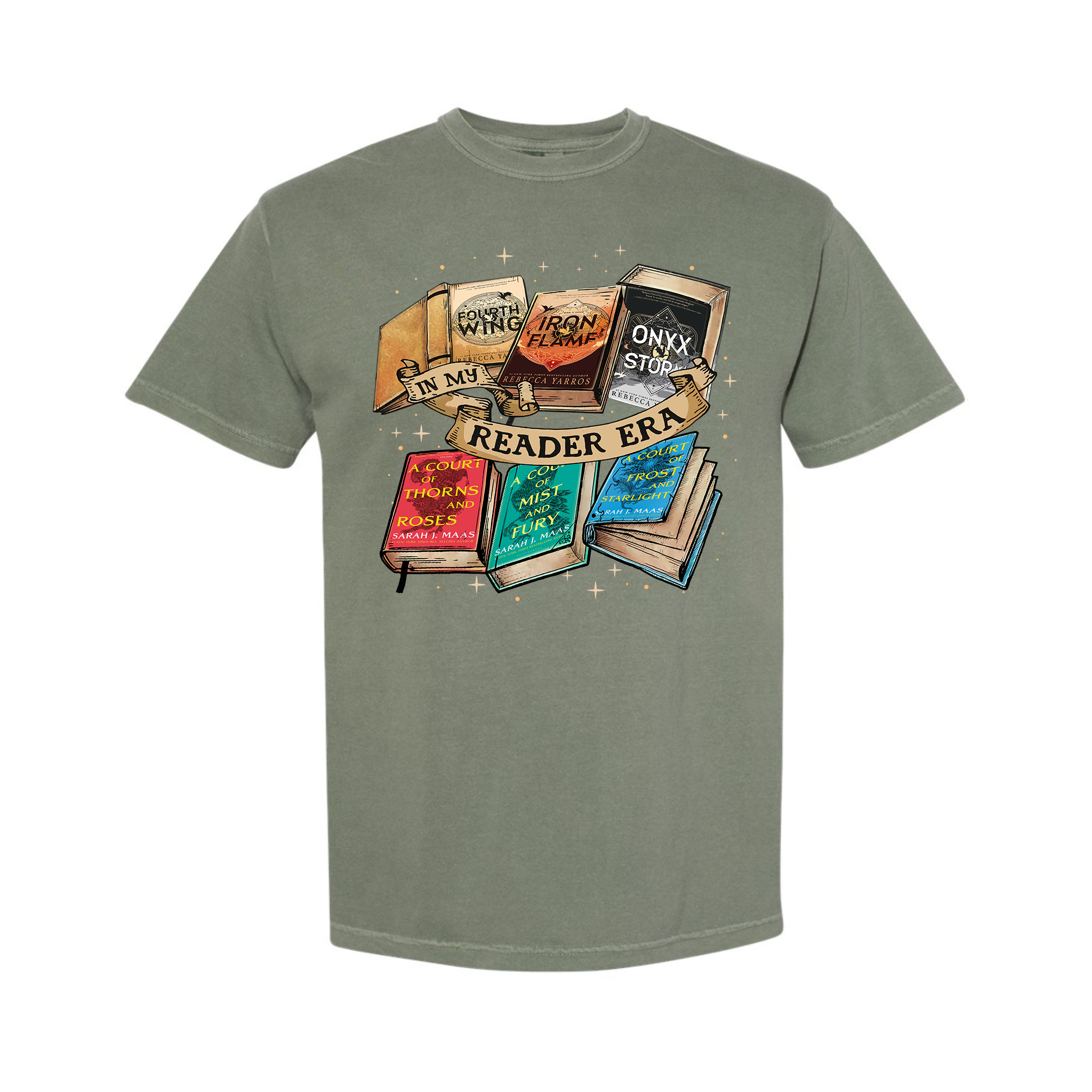 Personalized Your Books In My Reader Era Retro Comfort Color T-shirt