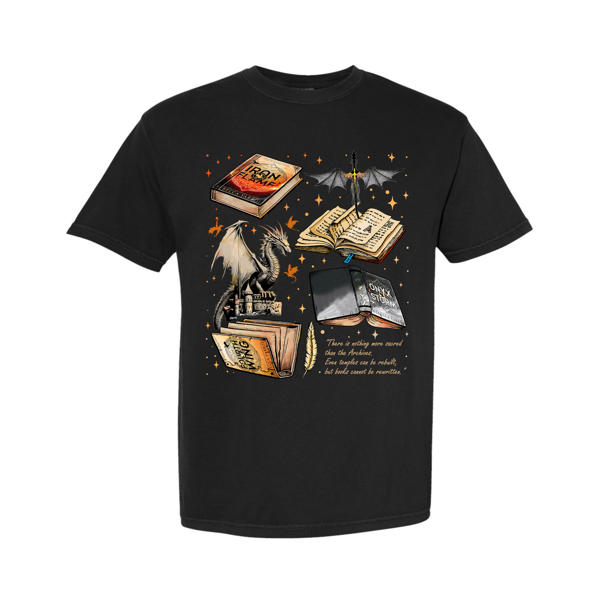 Fourth Wing Series Onyx Storm Release Comfort Color T-shirt For Fantasy Book Lovers