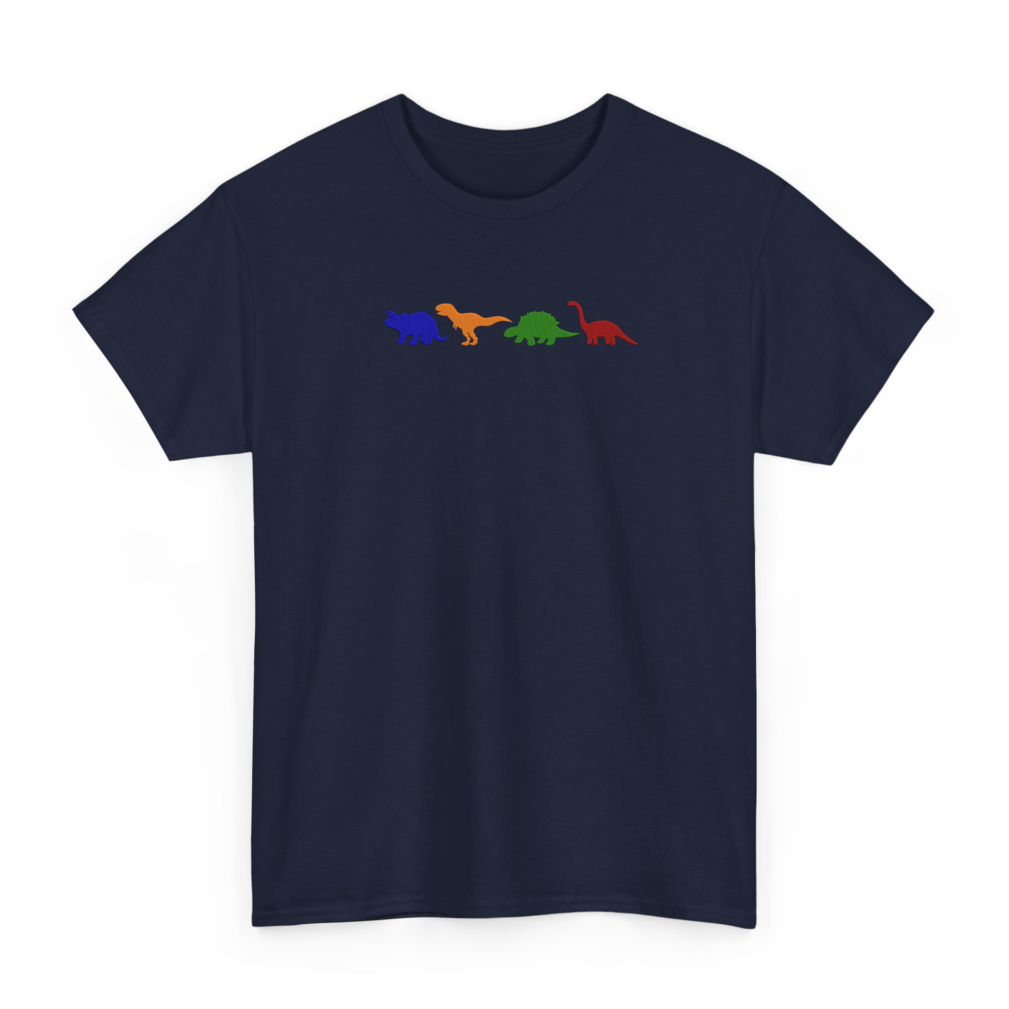 Dinosaurs Embroidered T-shirt For Dino Lovers