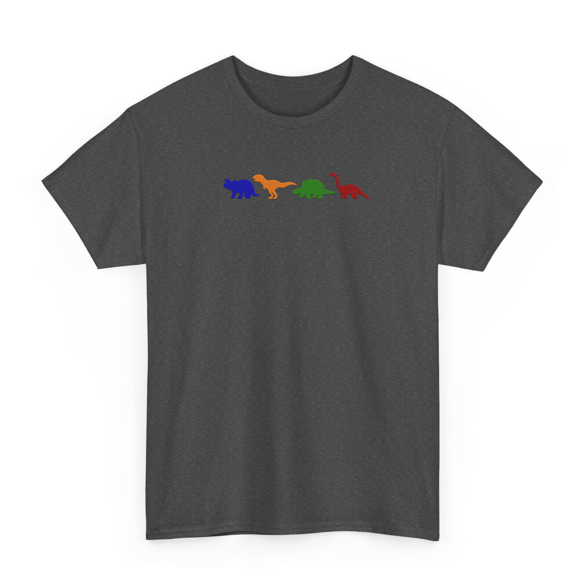 Dinosaurs Embroidered T-shirt For Dino Lovers