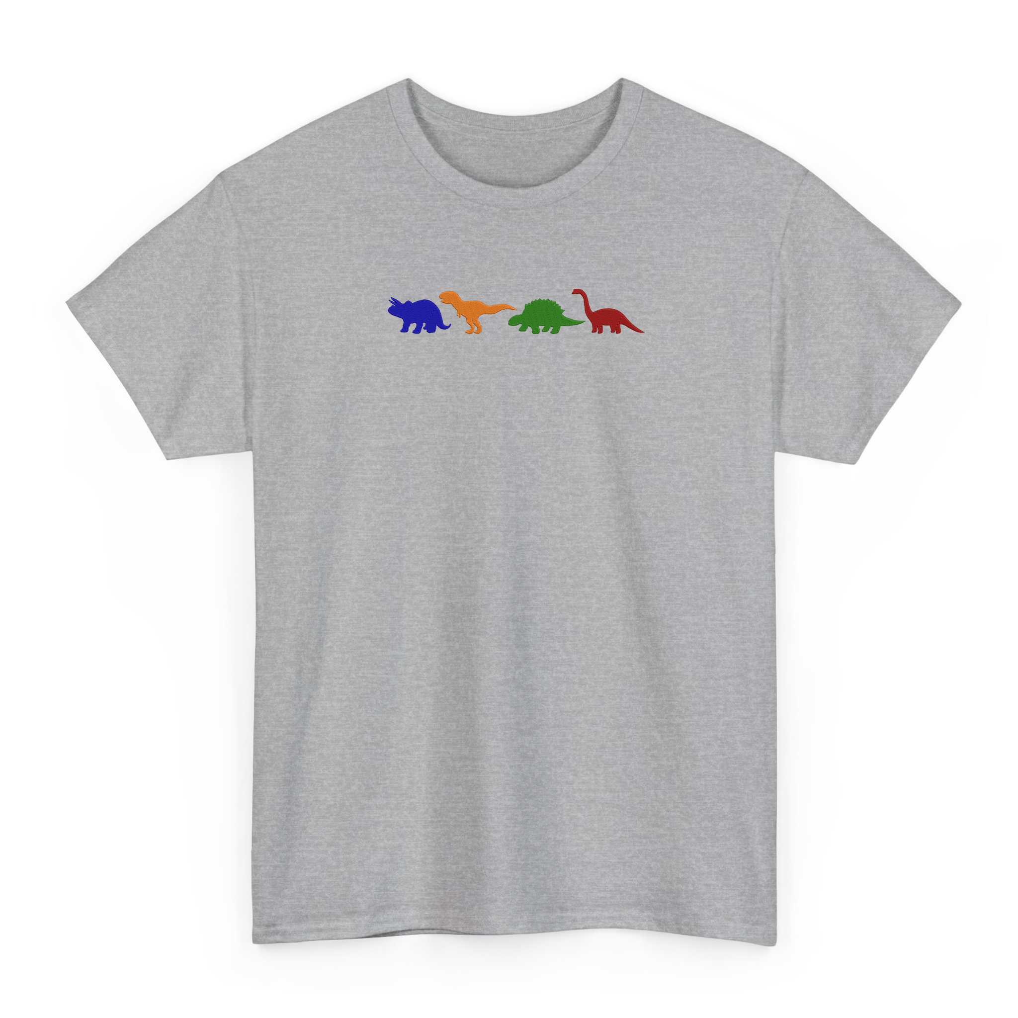 Dinosaurs Embroidered T-shirt For Dino Lovers