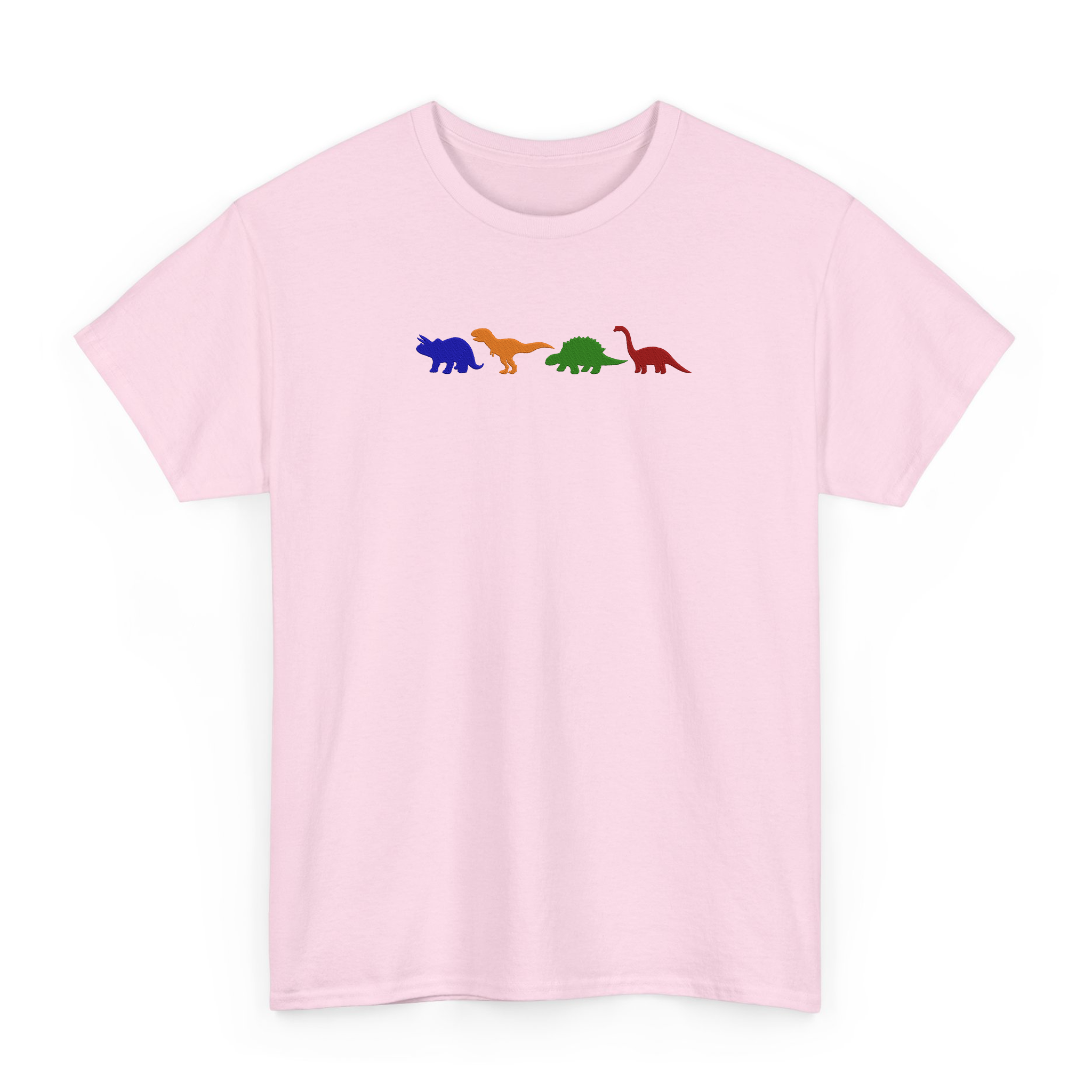 Dinosaurs Embroidered T-shirt For Dino Lovers