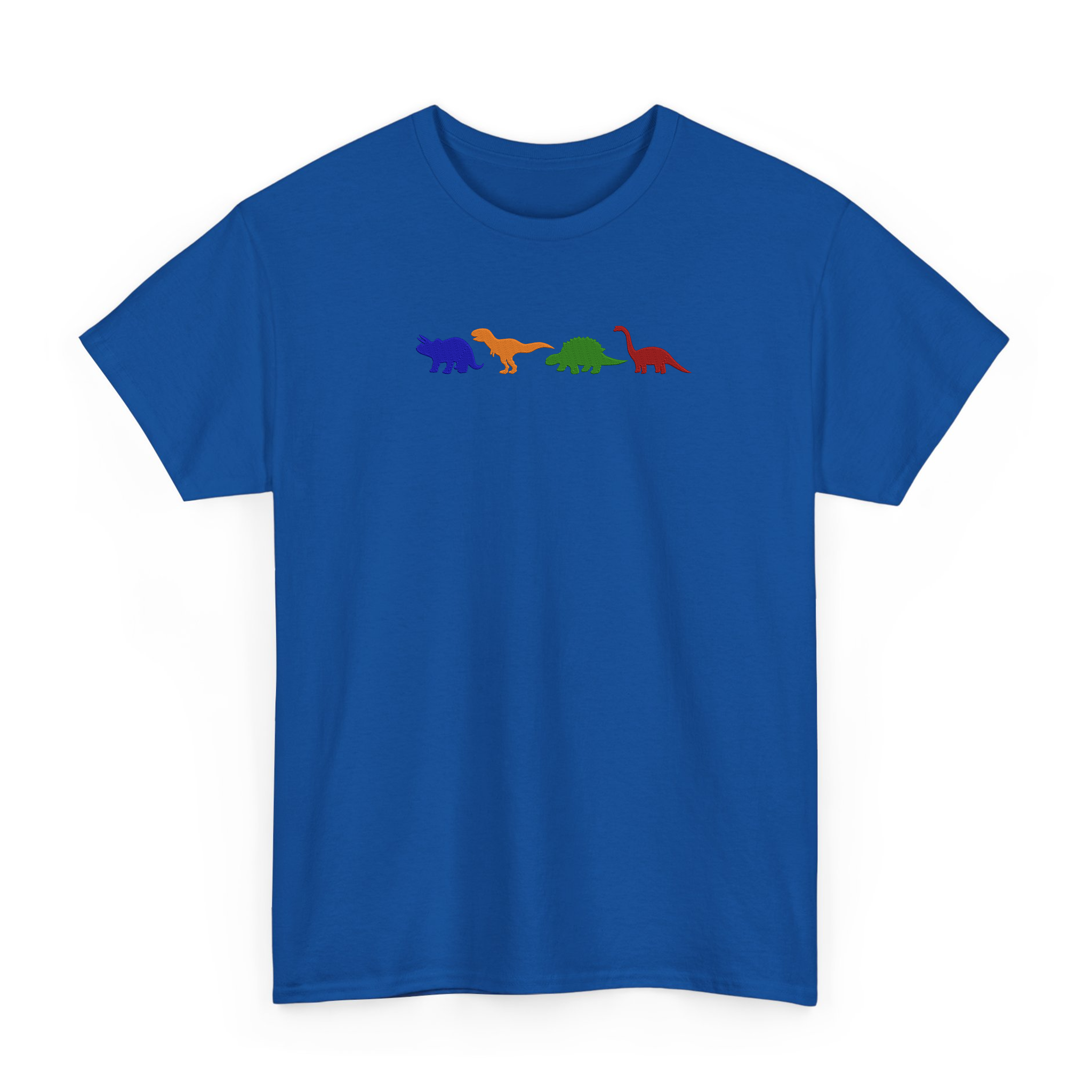 Dinosaurs Embroidered T-shirt For Dino Lovers