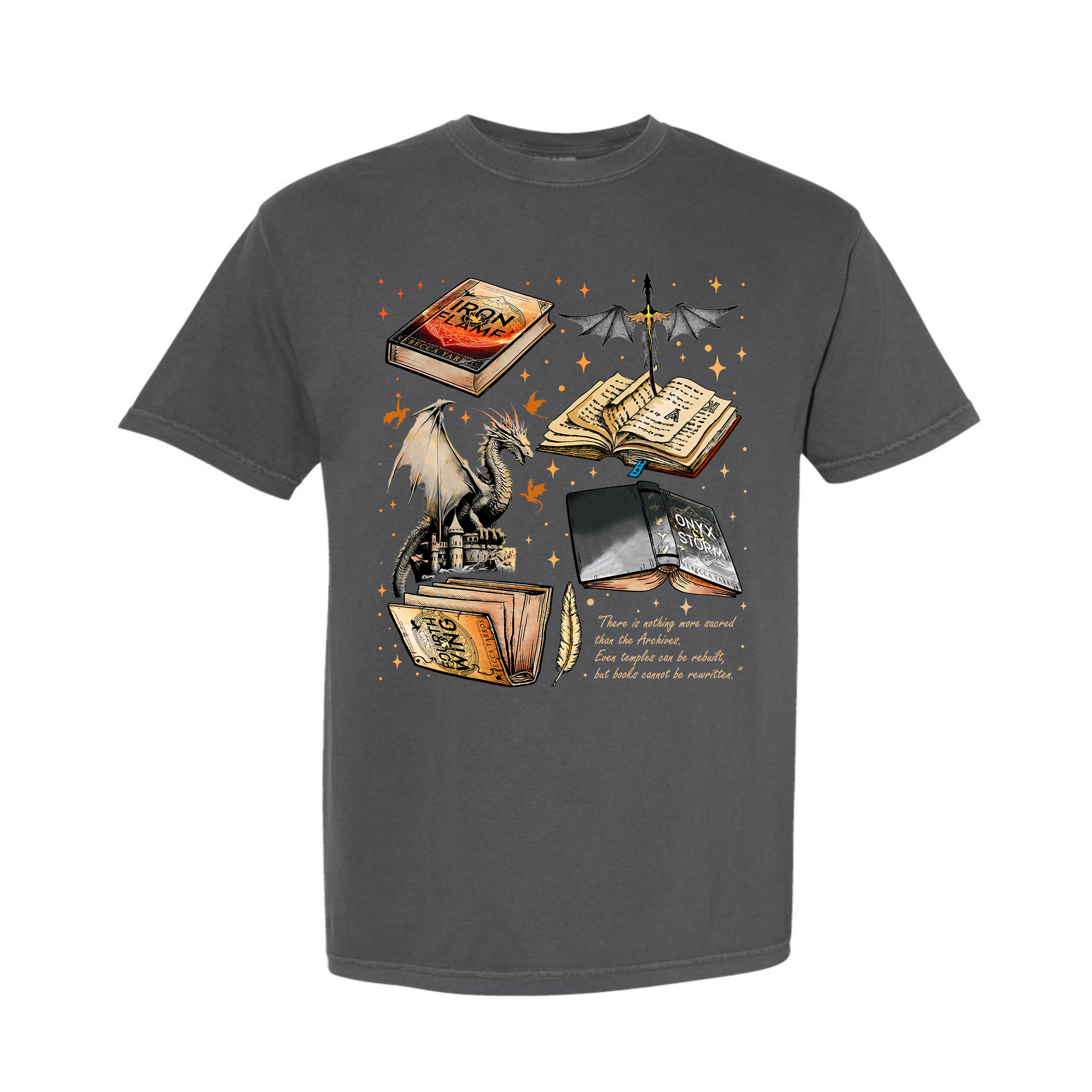 Fourth Wing Series Onyx Storm Release Comfort Color T-shirt For Fantasy Book Lovers