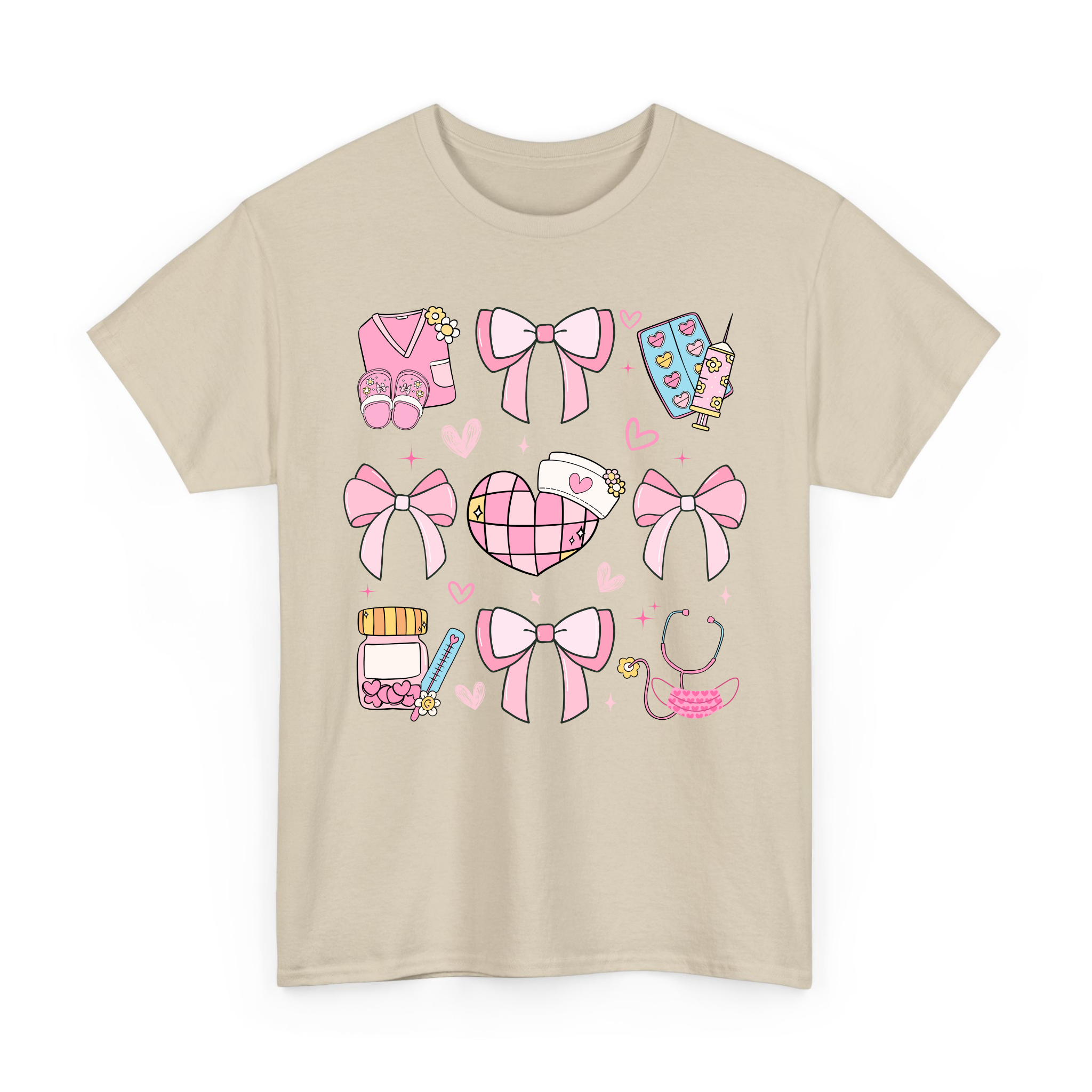 Pink Valentine Nurse Coquette T-shirt, Sweatshirt