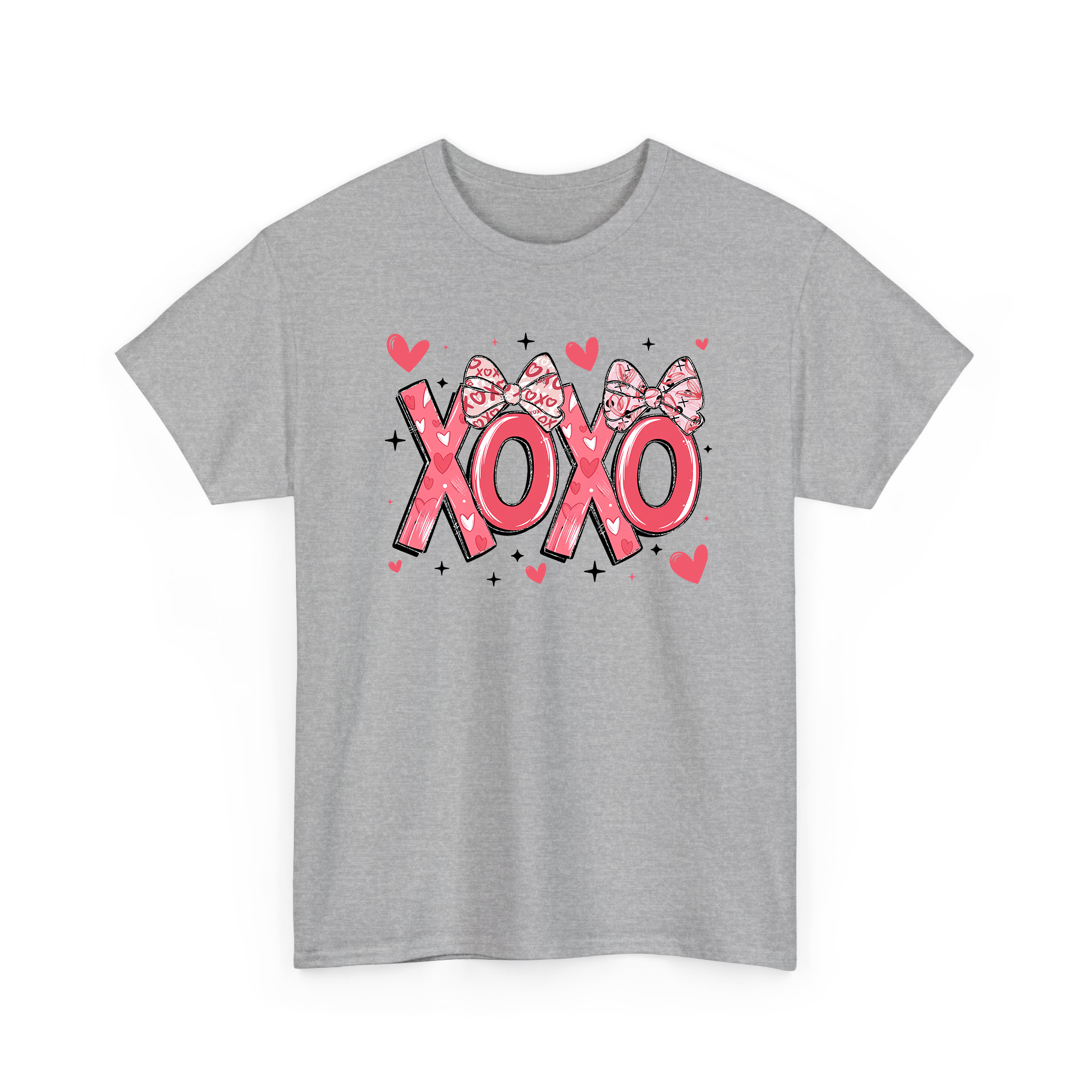 XOXO Pink Coquette Valentine T-shirt