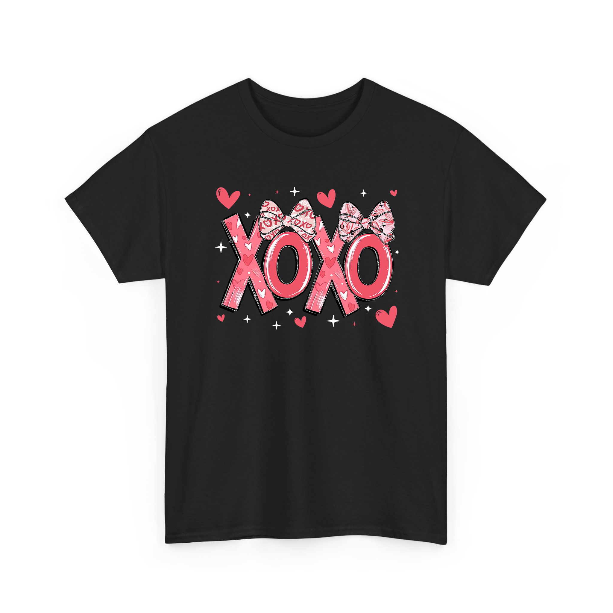 XOXO Pink Coquette Valentine T-shirt