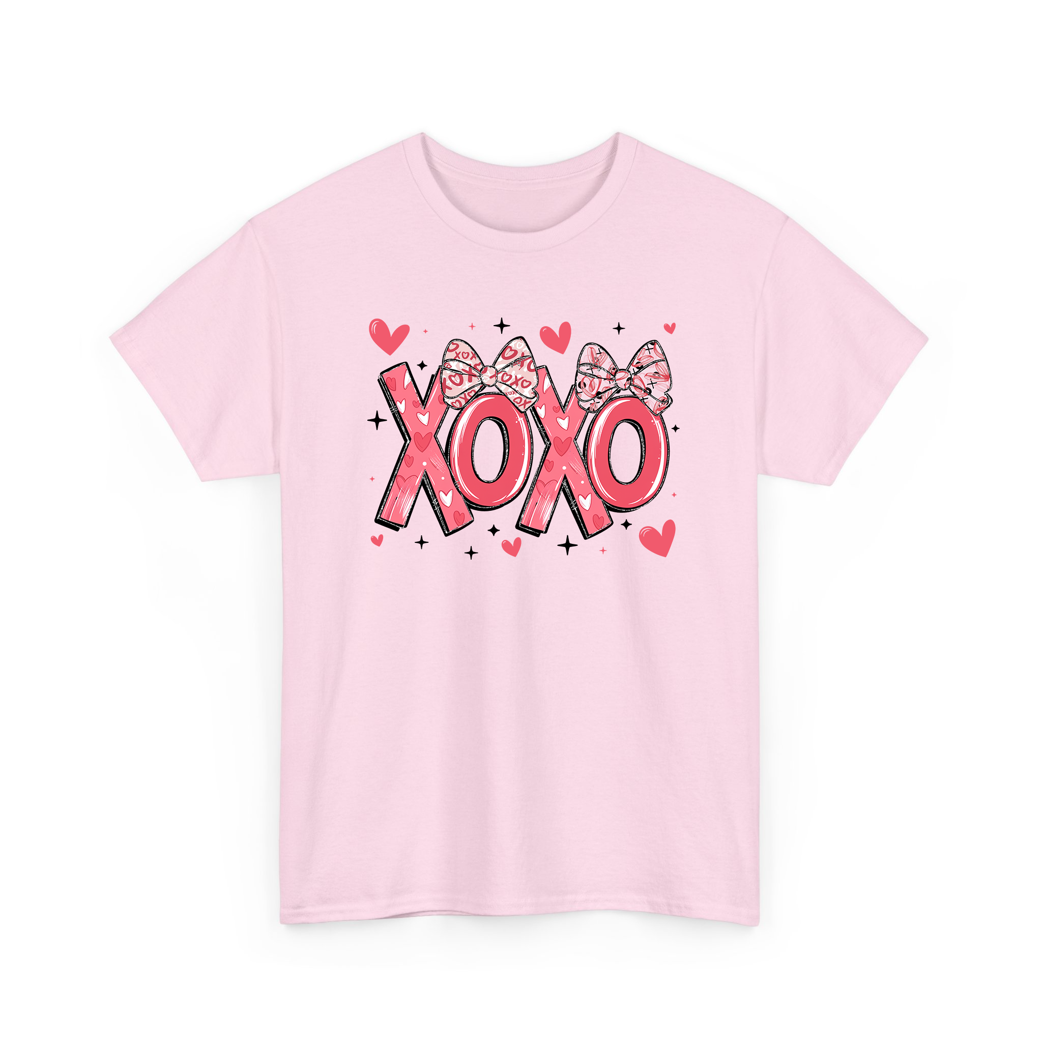 XOXO Pink Coquette Valentine T-shirt