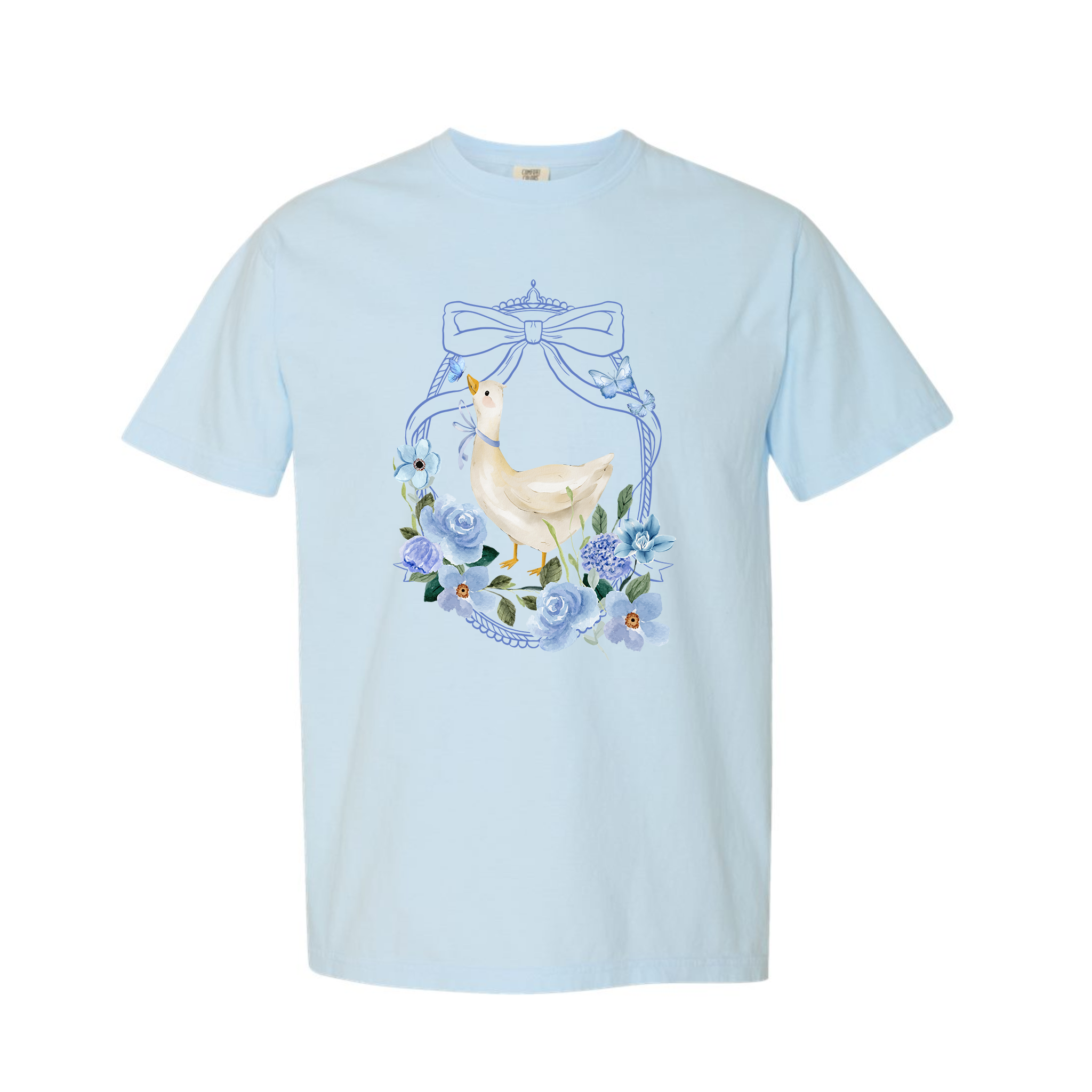 Vintage 90s Blue Ribbon Goose Comfort Color T-Shirt