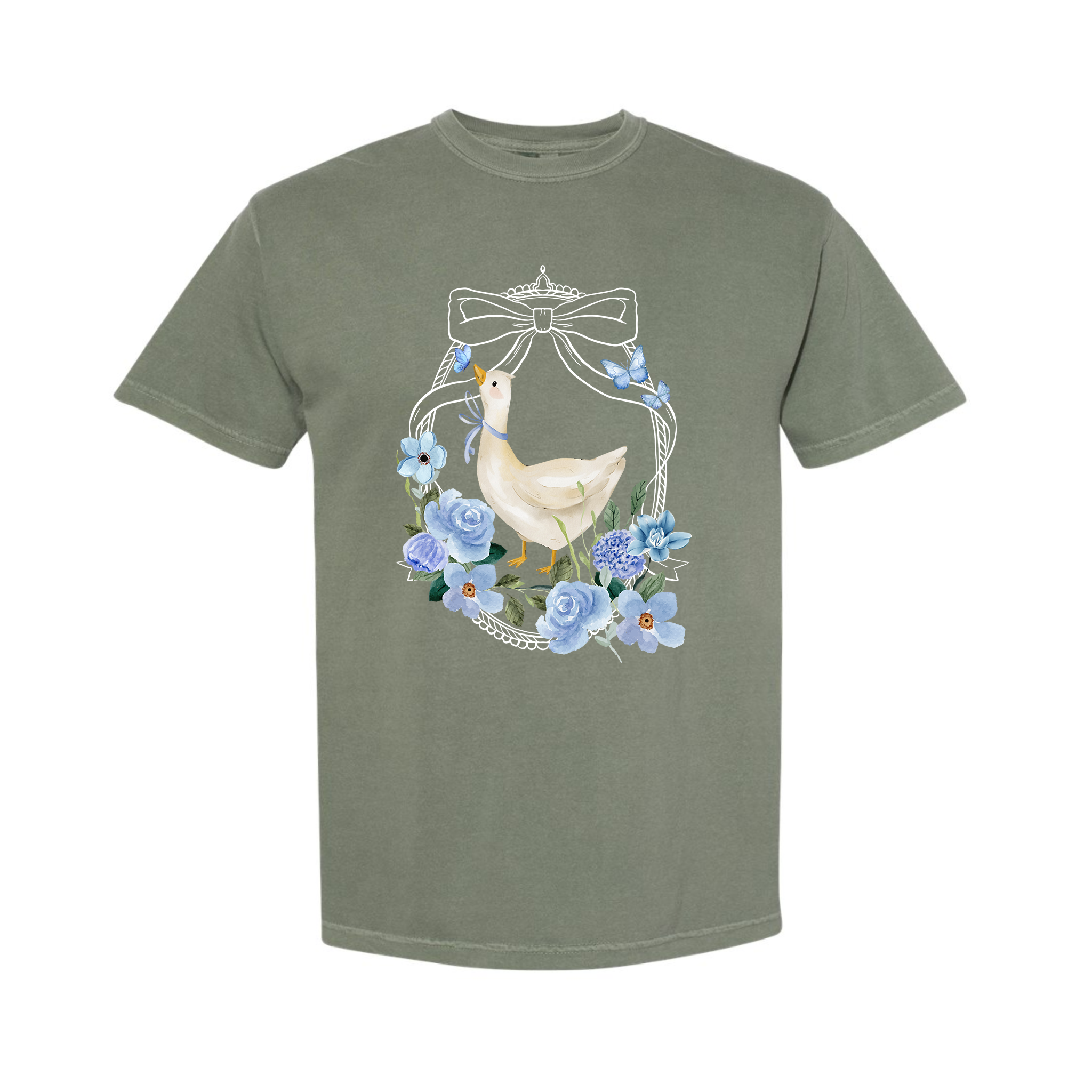 Vintage 90s Blue Ribbon Goose Comfort Color T-Shirt