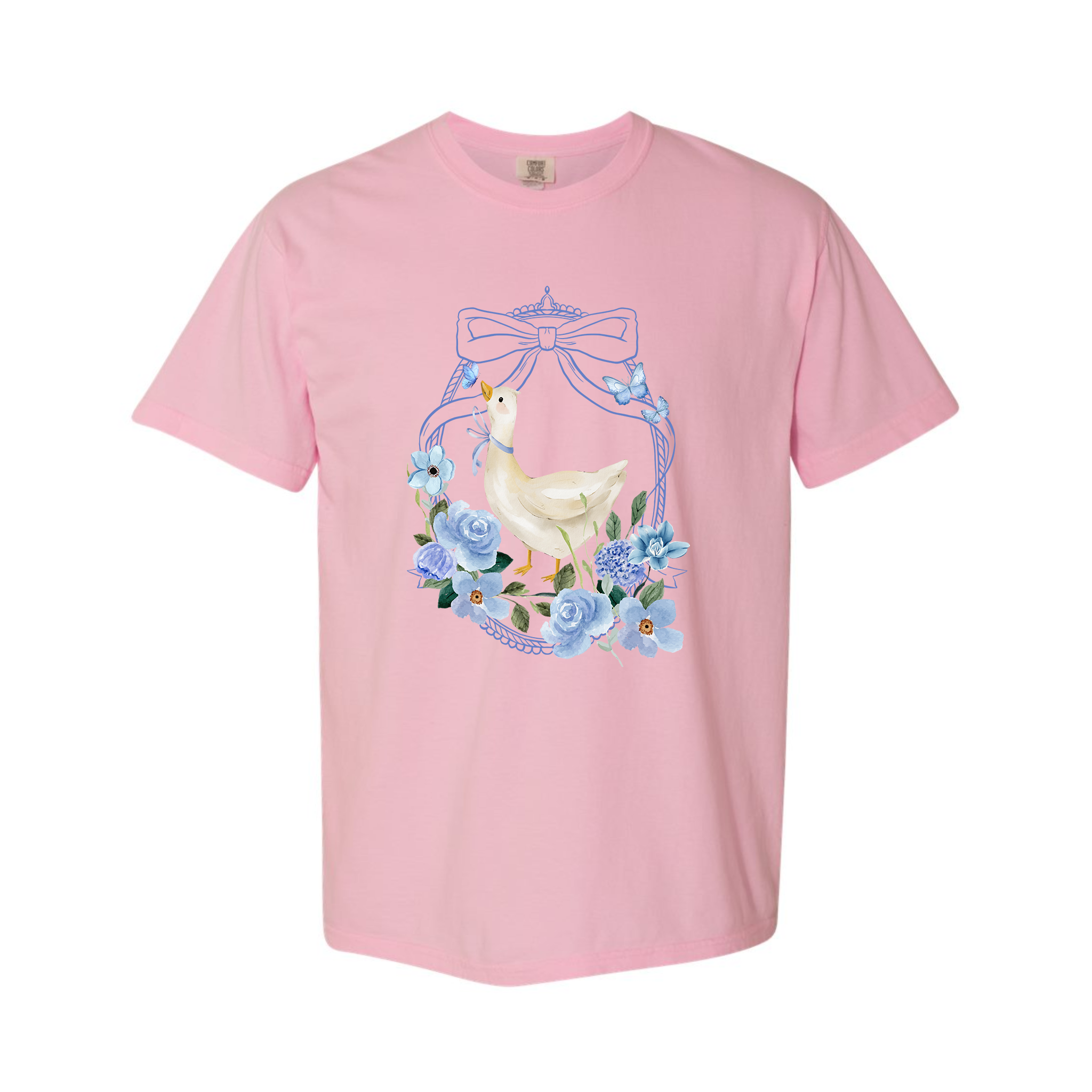 Vintage 90s Blue Ribbon Goose Comfort Color T-Shirt