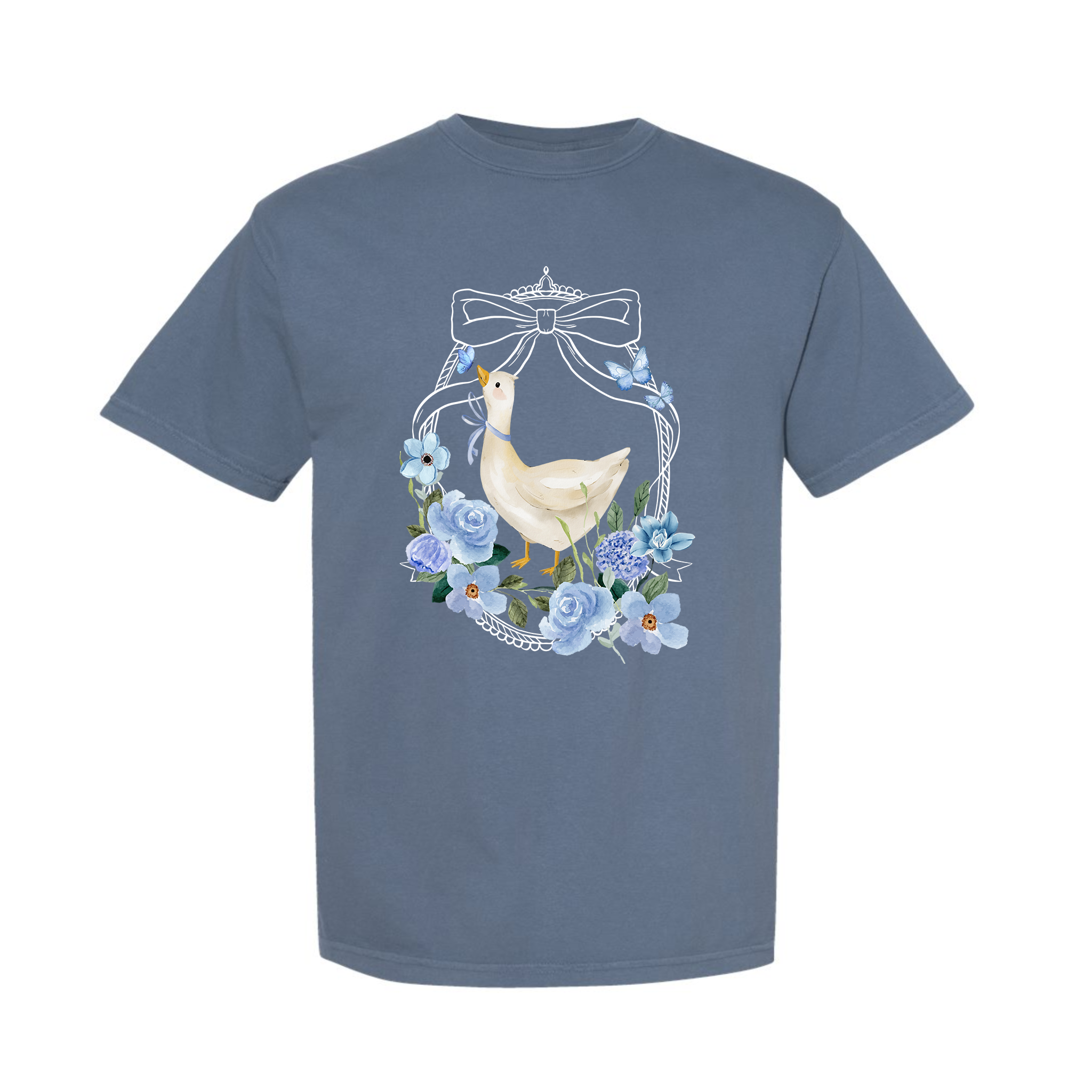 Vintage 90s Blue Ribbon Goose Comfort Color T-Shirt