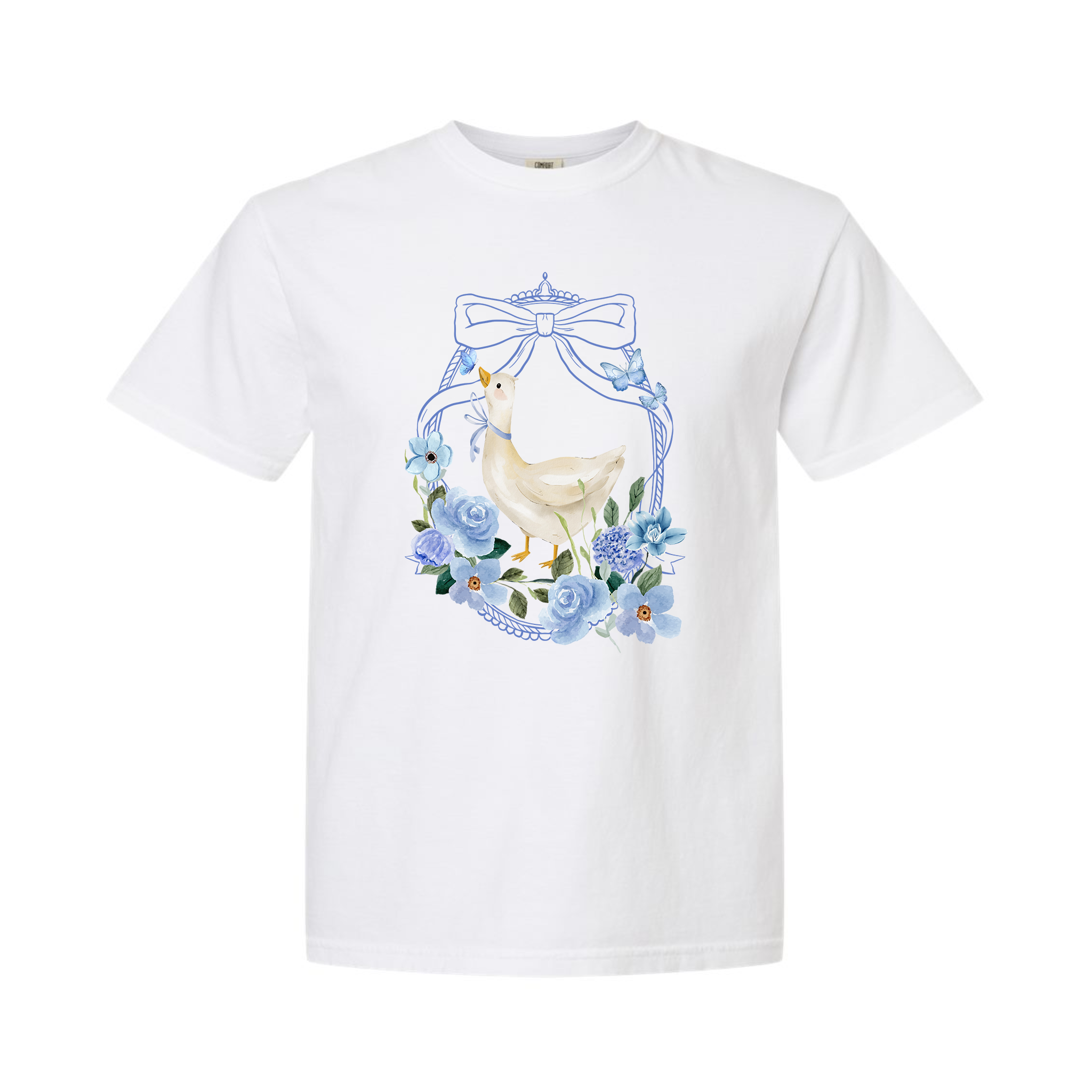 Vintage 90s Blue Ribbon Goose Comfort Color T-Shirt